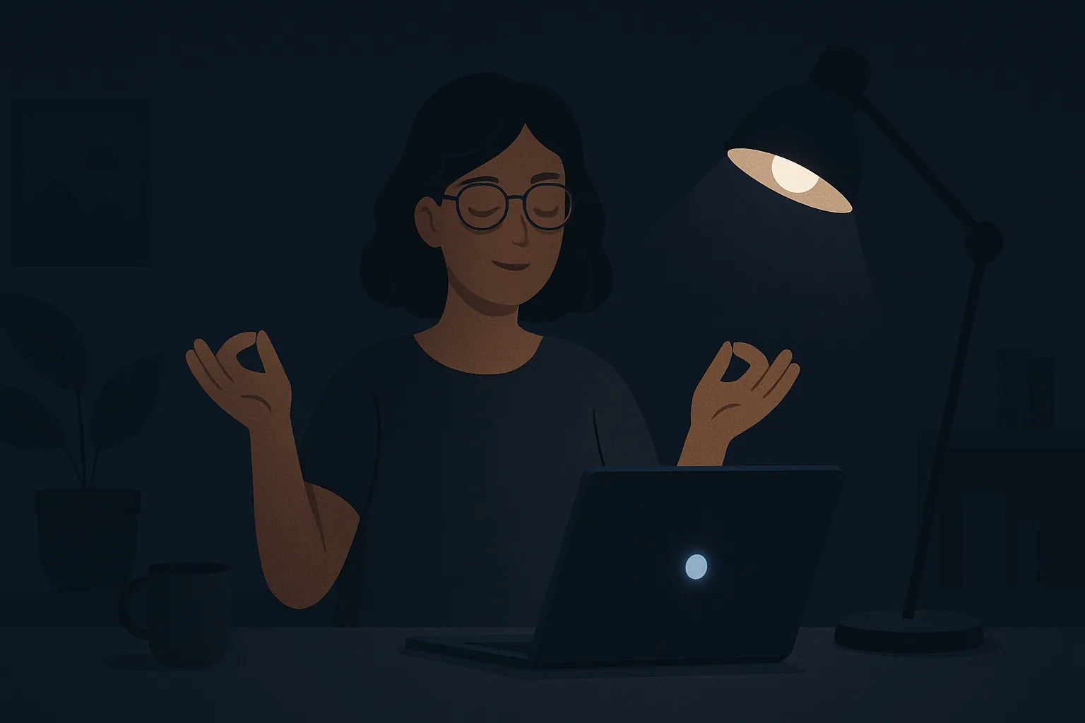 Stylized illustration conveying SwiftNDA’s calm, guided NDA workflow.